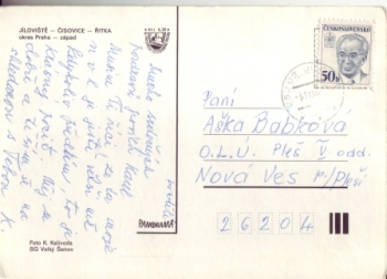 Jíloviště - Čisovice - Řitka 1986 95 004 ●